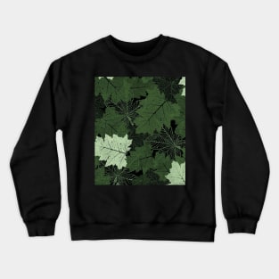 Autumn season mood - fallen leaves graphic design Crewneck Sweatshirt